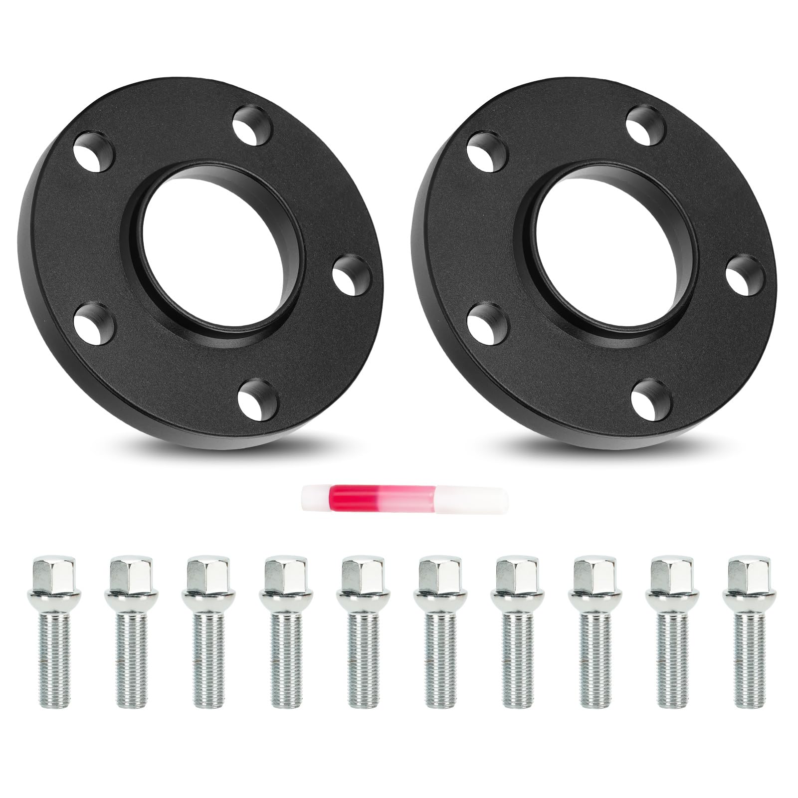 Photo 1 of TadaMark 5x112 Hubcentric Wheel Spacers 15mm 5 Lug Wheel Adapter fit for Mercedes Benz Audi A160 A180 A190 A200 B180 B200 B250 C230 C280 C300 C350 C63 B8 A4 S4 A5 S5 66.6mm Bore with M14x1.5 Studs 2pc