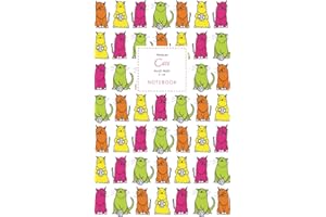 Cats Notebook - Ruled Pages - 5x8 - Premium: (Rainbow Edition) Fun notebook 96 ruled/lined pages (5x8 inches / 12.7x20.3cm / 