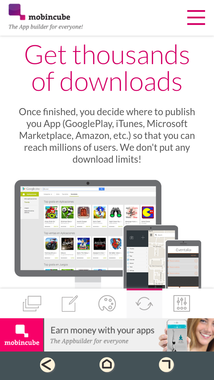 Amazon Com Mobincube Free App Creator Appstore For Android -