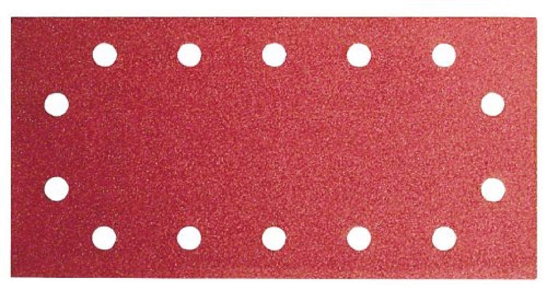 Bosch 2609256B26 Sanding Sheets for Orbital Sanders 115 x 280 cm Number of Holes 14 Grit 40 Lot of 10 Sheets