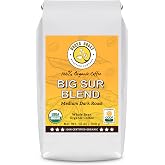 North Coast Roasting Company, Medium Dark Roast, Low Acid Organic Coffee, Whole Bean - Big Sur Blend, USDA Certified Organic Coffee Beans, 12 Ounce Bag