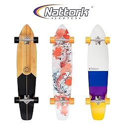 Nattork 44 Inch Cruiser Longboard Skateboard