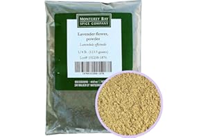 Monterey Bay Herb Co. Lavender Flower Powder | Used for Flavor in Baked Goods & Teas | 1/4 LB