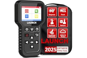 LAUNCH CRT5011E TPMS Relearn Tool, 2025 TPMS Sensor (315+433MHz) Read/Activate/Relearn/Reset Scanner Tool, Lifetime Free Update,OBD2 Code Reader, Tire Pressure Monitor System Diagnostics Tool