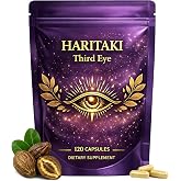 Osdywer Haritaki Third Eye Capsules,Haritaki Capsules Organic, Pure Terminalia Chebula Extract for Mental Clarity, Awaken Intuition, Inner Balance Energy &amp; Digestive Support - 120 Capsules (1)