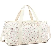 BTOOP Duffle Bag for Gym Sports Women Girls Workout Travel Bag Weekender with Shoe Compartment and Wet Pocket