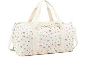 BTOOP Duffle Bag for Gym Sports Women Girls Workout Travel Bag Weekender with Shoe Compartment and Wet Pocket