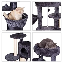 Hey-brother Cat Tree with Scratching Board, Cat