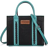 Wrangler Tote Bags for Women Top-handle Handbags and Purse for Women with Adjustable Strap