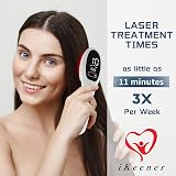 iKeener Red Blue Light Therapy Hair Growth Comb Portable Hair Loss Prevent view 8