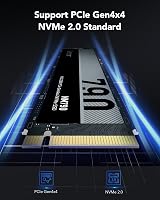 Lexar NM790 4TB NVMe PCIe Gen4x4 M.2 2280 SSD Read 7400MB/s Write 6500MB/s view 3