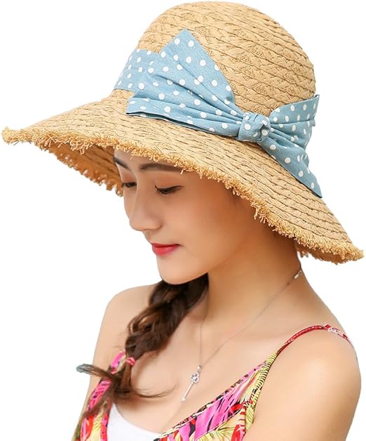 Amazon Comvip カジュアル レディース 夏 帽子 ファッション 日よけ帽 つば広ハット 蝶結び付き 日焼け防止 シンプル 旅行 リゾート タイプb バイザー 通販