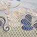BlueSky 5 Yards/Lot Latest African Nigerian French lace Fabric Embroidered Beading and Rhinestones for Wedding Party (Blue)