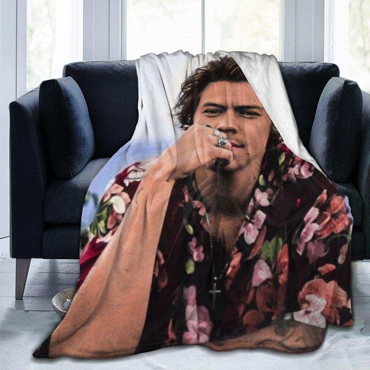 ANGOGO Harry Music Styles Blankets UltraSoft Bedding Skin