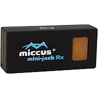 Miccus Mini-Jack RX - Bluetooth Receiver with Automatic On/Off from USB, Perfect for Adding Wireless Audio to Vehicles, Boats