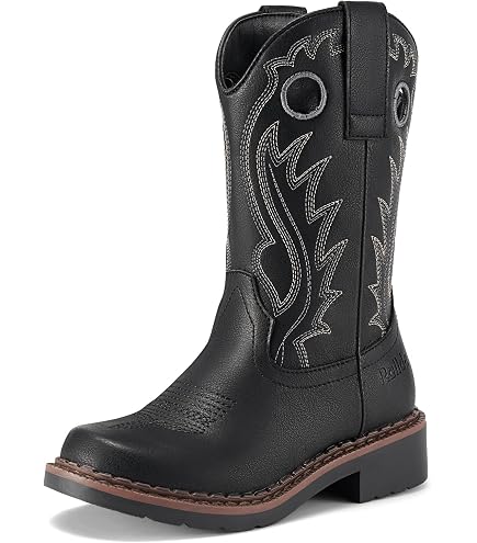Amazon.com | Cody James Boys' ' Skull Work Boot Broad Square Toe