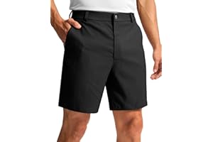 G Gradual Men's Golf Dress Shorts 5"/ 7"/ 9" Stretch Casual Work Flat Front Shorts for Men with 3 Pockets Quick Dry