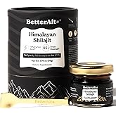 Better Alt Pure Himalayan Shilajit Resin Pack of 1 High Potency Gold Grade 75 Servings for Energy Boost & Immune Support, 85+ Trace Minerals, 75%+ Fulvic Acid, with Lab Test Report,400 mg