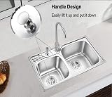 Tomario Kitchen Sink Strainer Plug Stainless Steel Thicken 78mm 84mm view 5