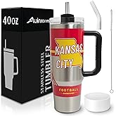 Auinxonms Tumblers 40oz Straight Skinny Car Cups Sports Travel Coffee Mug, Stainless Steel, Insulated,Classic Collection Gifts for Men Women Fans