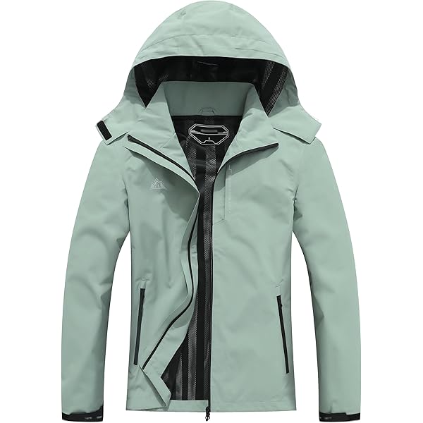 Amazon.com: Finelylove Mens Rain Jacket Waterproof Lightweight