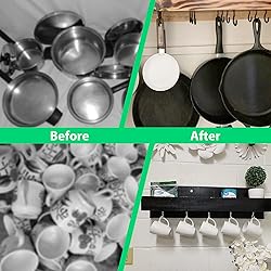Etoolia 12 Pcs Ceiling Hooks for Hanging Plants