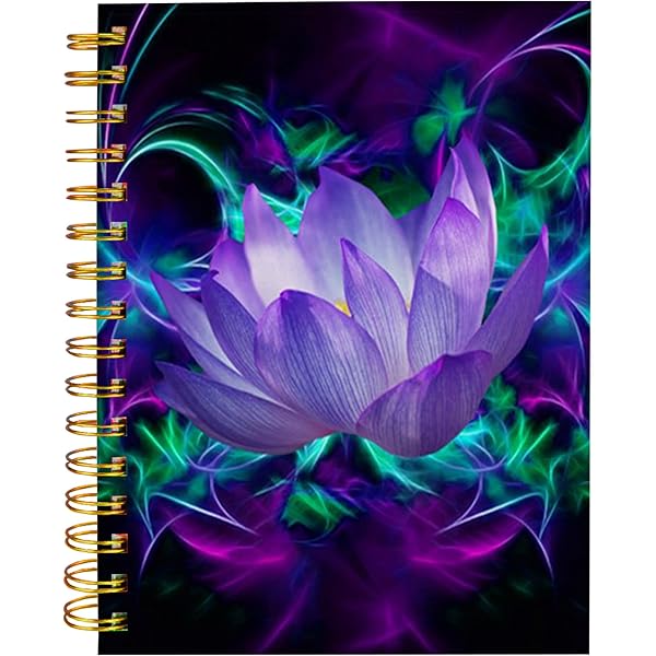 Amazon.com: Inspirational Notebook, Lotus Flower