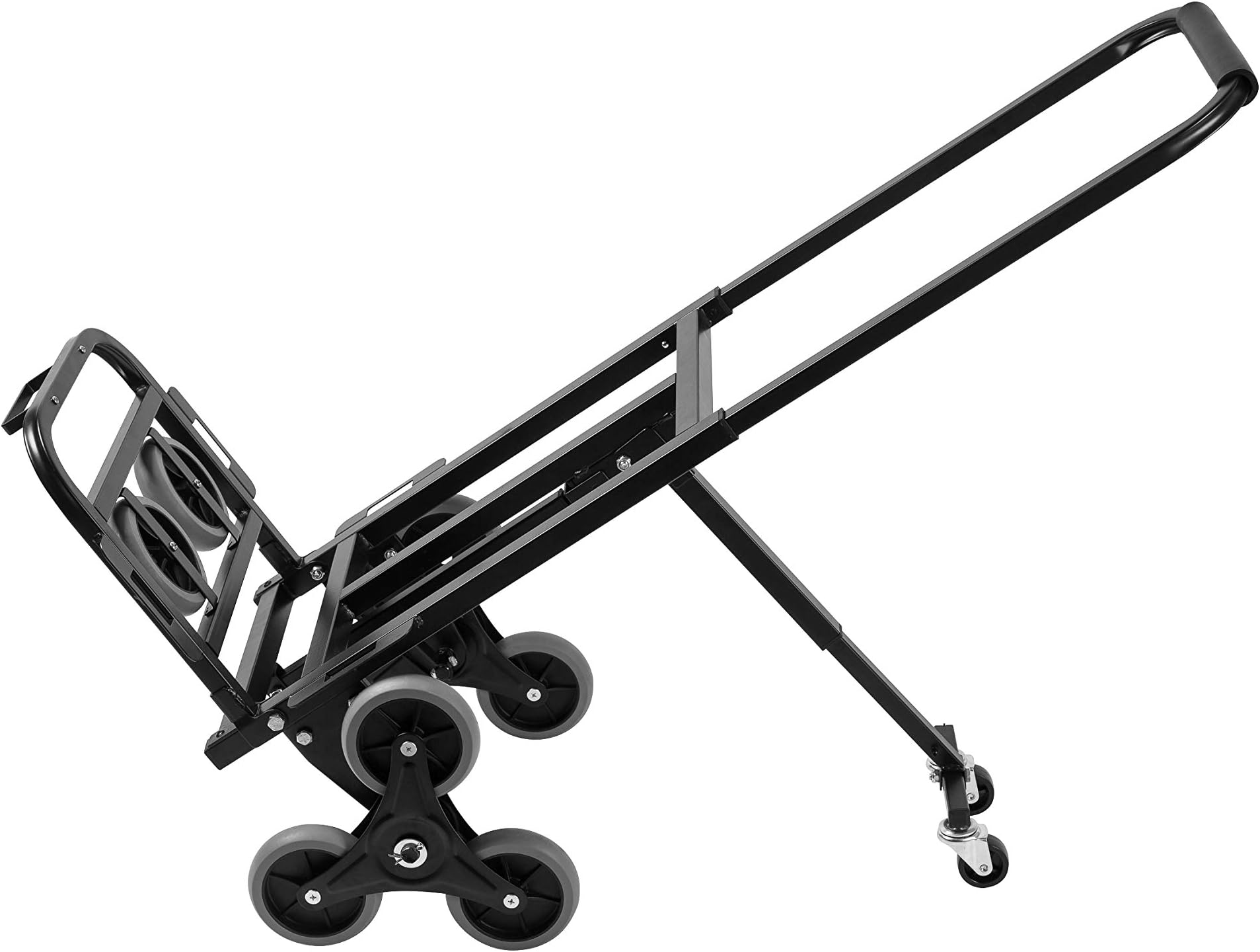SHZOND Stair Climber Cart 330 LBS Weight Capacity Foldable Stair Climbing Cart with Assistant Wheels and 2 Spare Wheels