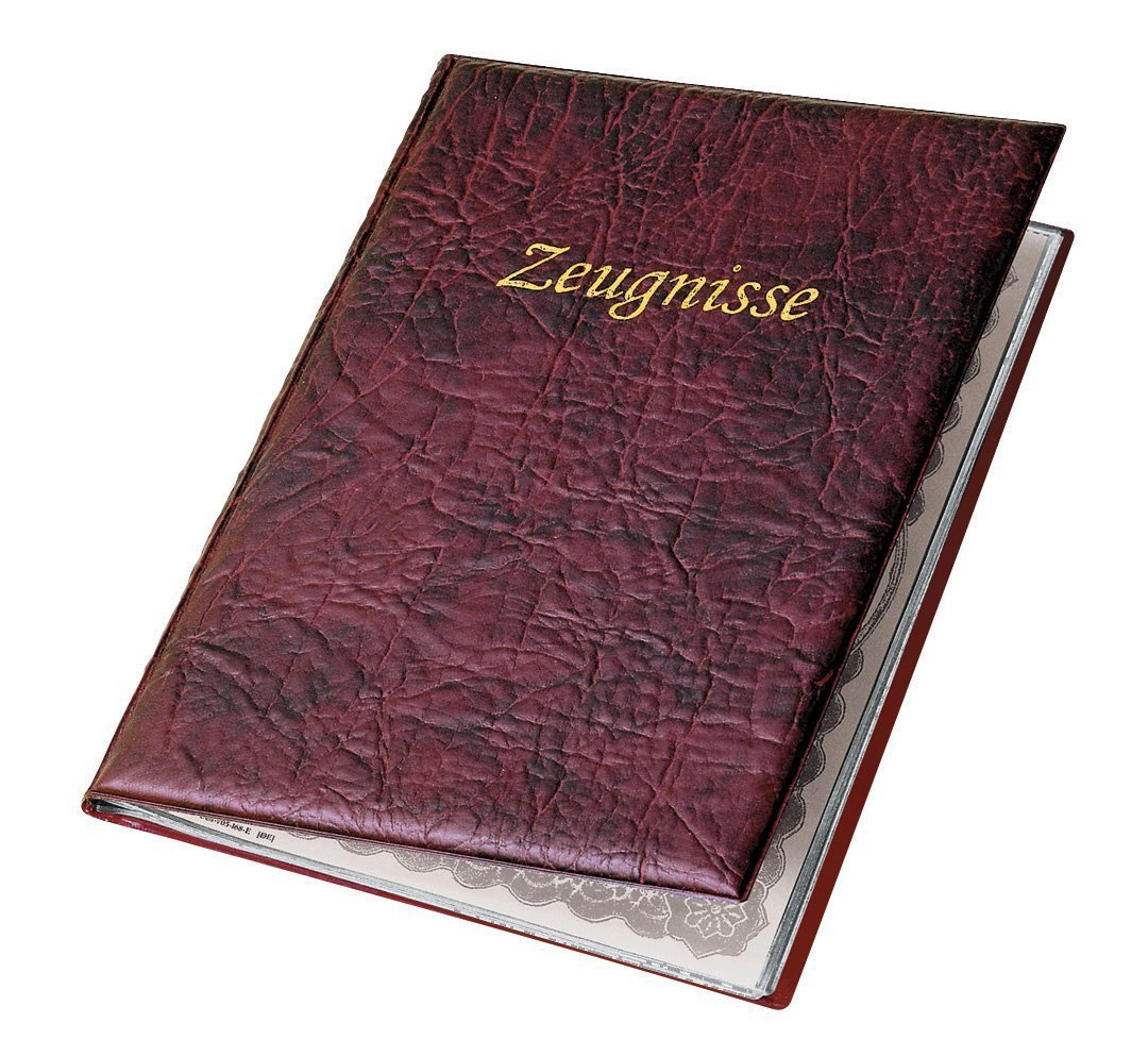 Veloflex Report Card Folder A4 Wine Red