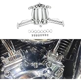 HDBUBALUS Motorcycle Chrome Tappet/Lifter Block Accent Cover Fit for Harley Twin Cam Street Glide Road King Electra Glide 99-16 Dyna Breakout 99-17