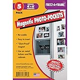 Set Of 5 Freez-A-Frame, Magnetic 4" x 6" Photo