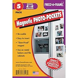 Set Of 5 Freez-A-Frame, Magnetic 4" x 6" Photo