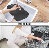 Dzpuhuojz 2Pcs Silicone Air Fryer Liners for Dual Drawer Fryers view 6