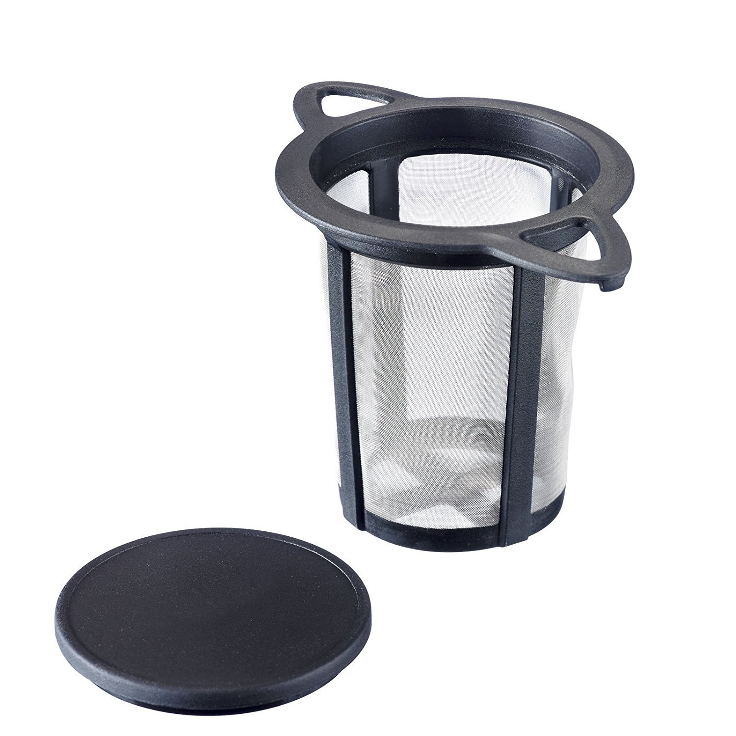 Westmark Permanent Tea Filter, With Lid/Drip Tray, Teatime, Plastic And Stainless Steal, 11 X 7.2 cm, 15752260