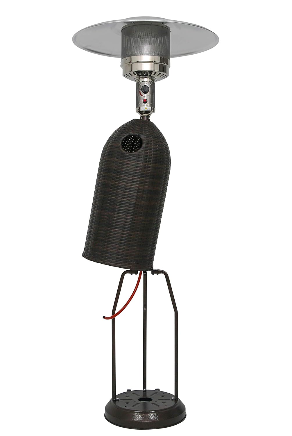 Garden Outdoors Brown Rattan Glow Warm 13kw Rattan Gas Patio