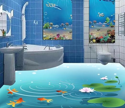 Gratuit Images Weaeo Parquet 3d 3d Chez Lotus Pond Marbre Peinture Papier Peint le plus cool salutations