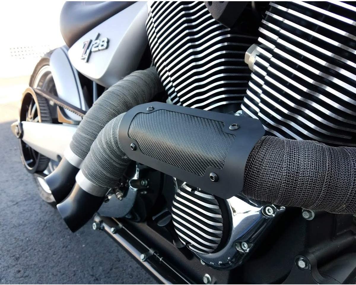 Design Engineering4&Prime, x 8&Prime, Next Generation Onyx/Double Black Flexible Heat Shield 902462