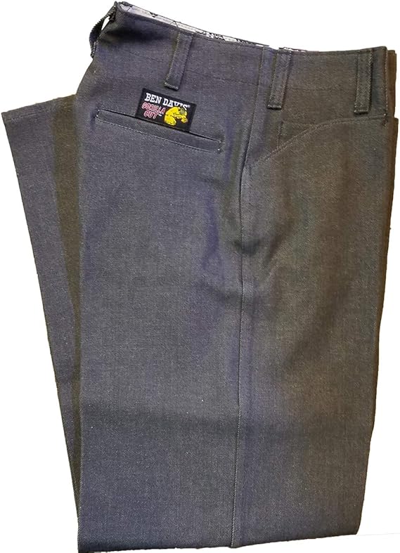 Ben Davis Men's Gorilla Cut Work Pants (34W x 32L, Charcoal