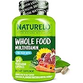 NATURELO Teen Multivitamin - Whole Food Multivitamin for Teenage Boys - Minerals Supplement for Active Kids - with Plant Extracts - Non-GMO - Vegan & Vegetarian - 60 Capsules