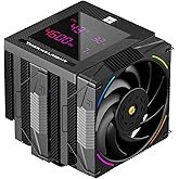 Thermalright Phantom Spirit 120 Digital EVO CPU Cooler,Digital Screen Top Cover,7×6mm Heat Pipes CPU Air Cooler,Computer Cool