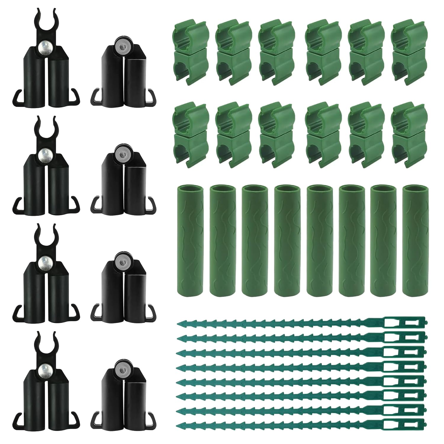 36 Pcs Adjustable Plant Trellis Connector Clip Plastic Plant Connector Stakes Garden Plastic Connectors Connecting Joint Buckle Clip