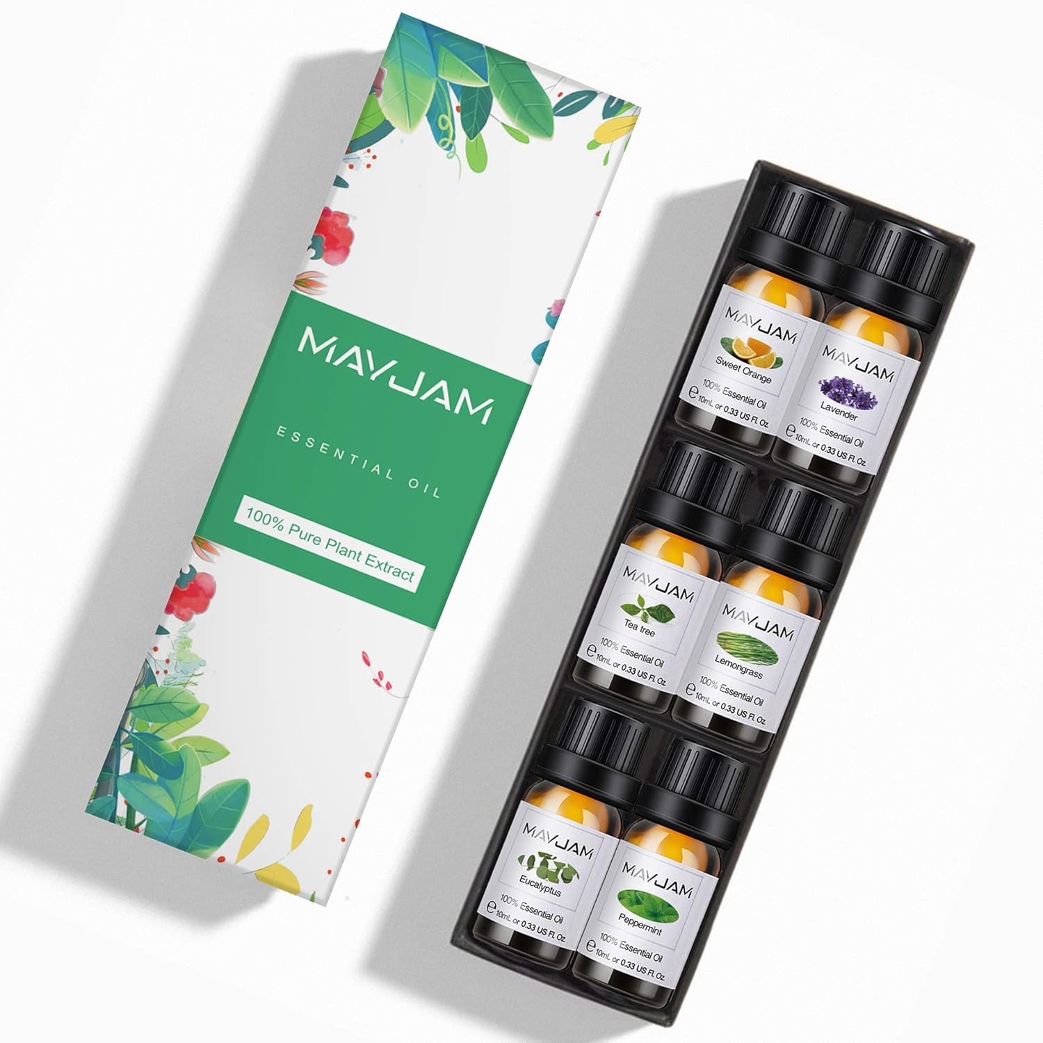 MAYJAM Essential Oils, Top 6 100 Pure Therapeutic