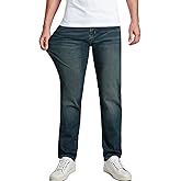 JMIERR Men's Stretch Jeans Regular Fit Straight Leg Casual Denim Pants