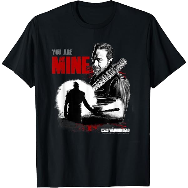T-Shirt Uomo The Walking Dead – "Lucille This Bl**dy" – Grigia, Cotone 100%, Reality Glitch UK