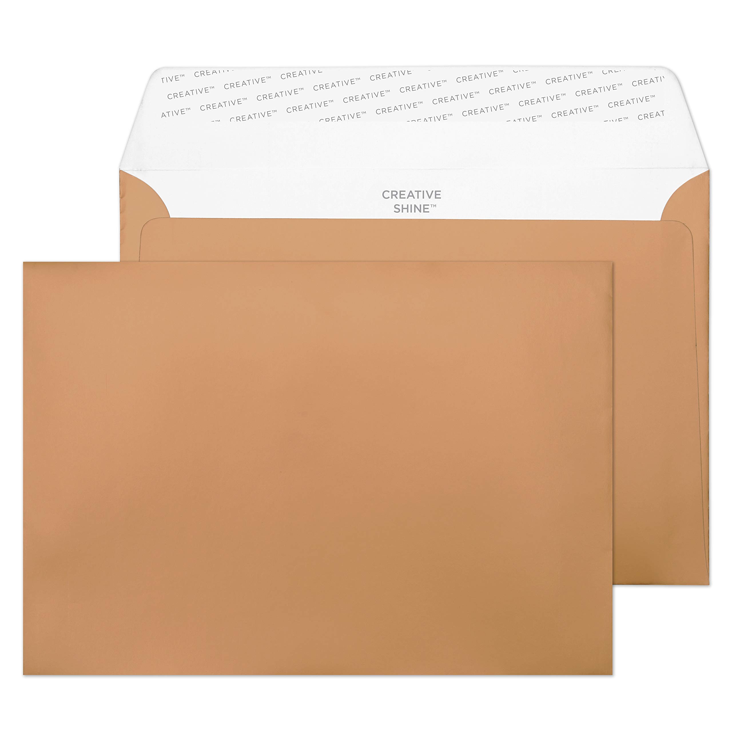 Blake Creative Shine C5 162 x 229 mm 130 gsm Peel & Seal Wallet Envelopes (45332) Metallic Copper - Pack of 25