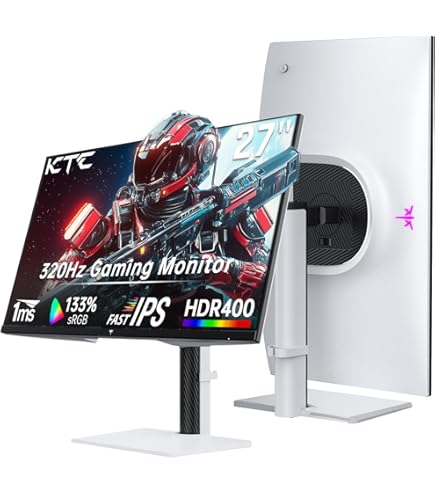 KTC 27 Inch QHD Computer Monitor, 2K 100Hz IPS Gaming Monitor