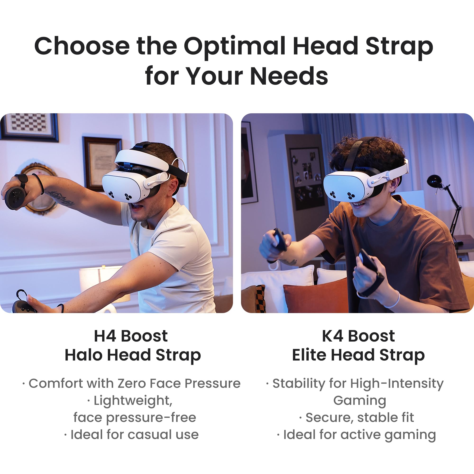 KIWI design H4 Boost Comfort Battery Head Strap Accessories for Meta/Oculus Quest 3/3S, Dual Fast Charge The VR Headset and Battery Strap in 2.5h, Halo Strap Reduce Facial Pressure, Not for Quest 2