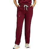 Fabletics Women's Performance Scrub Pant - MotionTech, 4-Way Stretch, Pocket-Packed, Wrinkle-Resist, Semi-Slim Fit