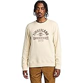 Timberland mens Seasonal Logo Graphic Crewneck Sweatshirt