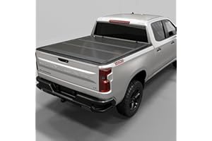 Toptiny Low Profile Hard Folding Truck Bed Tonneau Cover Fits 2019-2026 Chevy/GMC Silverado/Sierra 5'8" Bed (69.6")